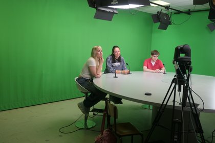 Fernsehmoderation mit Greenscreen-Aufnahme 04a_Fernsehmoderation